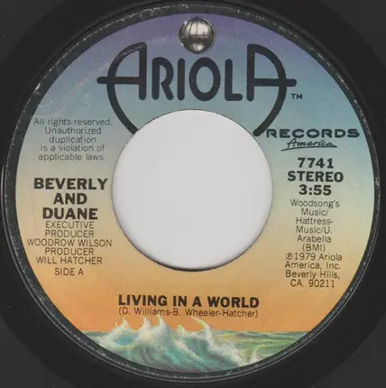 Beverly And Duane - Living In A World / Surround Me
