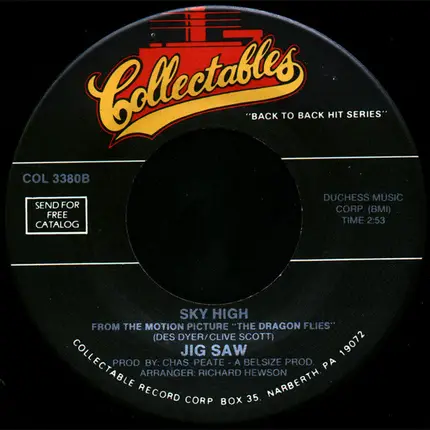 Beverly Bremers / Jigsaw - Don't Say You Don't Remember / Sky High