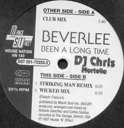 Beverlee - Been a Long Time