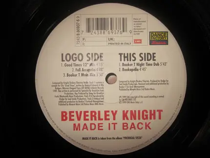 Beverley Knight - Made It Back
