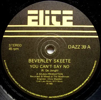 Beverley Skeete - You Can't Say No