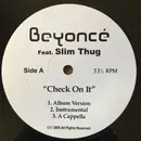 12inch Vinyl Single - Beyoncé Feat. Slim Thug - Check On It