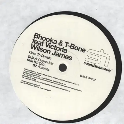 Bhooka & T-Bone Feat Victoria Wilson-James - Dare To Dream