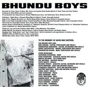 CD - Bhundu Boys - Friends On The Road