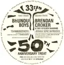 7inch Vinyl Single - Bhundu Boys / Brendan Croker And The 5 O'Clock Shadows - 50th Anniversary Treat - Clear