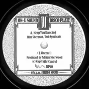 10'' - Bim Sherman / Dub Syndicate - Keep You Dancing