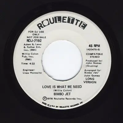 Bimbo Jet - Love Is What We Need