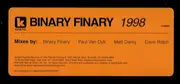 12inch Vinyl Single - Binary Finary - 1998 - Still Sealed