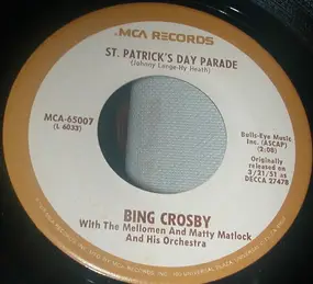 Bing Crosby - St. Patrick's Day Parade / With My Shillelage Under My Arm