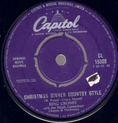 Bing Crosby With The Ralph Carmichael Orchestra And Chorus - Do You Hear What I Hear?