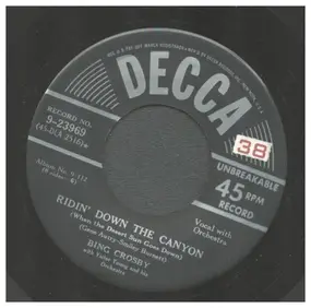 Bing Crosby - You Are My Sunshine / Ridin' Down The Canyon