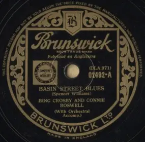 Bing Crosby - Basin Street Blues / Bob White (Whatcha Gonna Swing Tonight?)