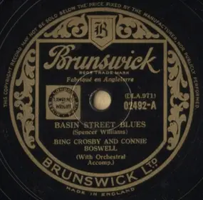 Bing Crosby - Basin Street Blues / Bob White (Whatcha Gonna Swing Tonight?)