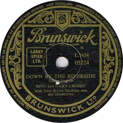 Bing Crosby And Gary Crosby - What A Little Moonlight Can Do / Down By The Riverside