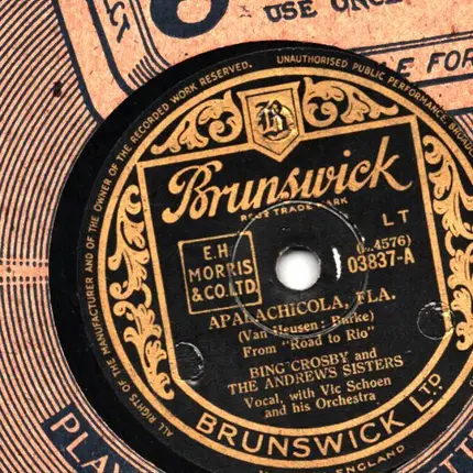 Bing Crosby And The Andrews Sisters - Apalachicola, Fla. / You Don't Have To Know The Language