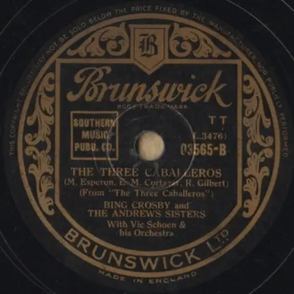 Bing Crosby And The Andrews Sisters - Don't Fence Me In / The Three Caballeros