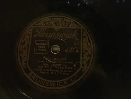 Bing Crosby And The Andrews Sisters - Go West, Young Man! / Tallahassee