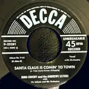 7inch Vinyl Single - Bing Crosby And The Andrews Sisters With Vic Schoen And His Orchestra - Jingle Bells / Santa Claus Is Comin' To Town