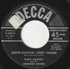 Bing Crosby - South Rampart Street Parade / Cool Water