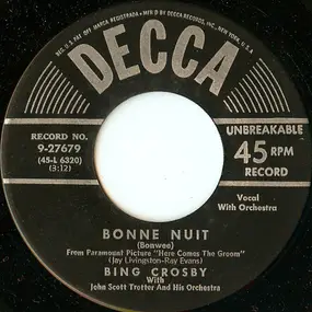 Bing Crosby - Bonne Nuit (Bonwee)