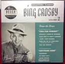 7inch Vinyl Single - Bing Crosby - Collectors' Classics Volume 2:  Sings The Songs From 'Two For Tonight' And 'Anything Goes'