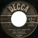 7inch Vinyl Single - Bing Crosby - I Didn't Slip, I Wasn't Pushed, I Fell