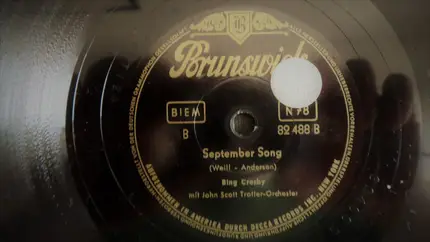 Bing Crosby Mit John Scott Trotter And His Orchestra - September Song