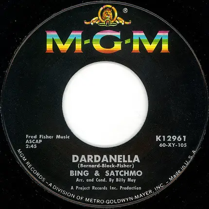 Bing Crosby & Satchmo - Muskrat Ramble / Dardanella