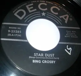 Bing Crosby - Star Dust / Deep Purple