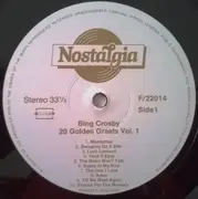 LP - Bing Crosby - 20 Golden Greats Volume One