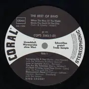 Double LP - Bing Crosby - The Best Of Bing - Trade Sample