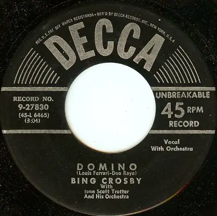 Bing Crosby - When The World Was Young (Le Chevalier De Paris)