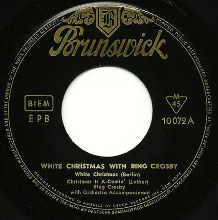 Bing Crosby - White Christmas With Bing Crosby