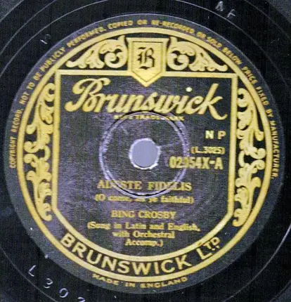 Bing Crosby - Adeste Fidelis / Silent Night, Holy Night