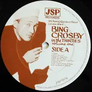 LP - Bing Crosby - Bing Crosby In The Thirties Volume One