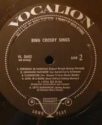 LP - Bing Crosby - Bing Crosby Sings