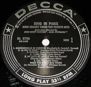 LP - Bing Crosby - Bing In Paris