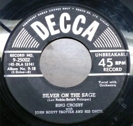 Bing Crosby - Cowboy Songs Vol 1