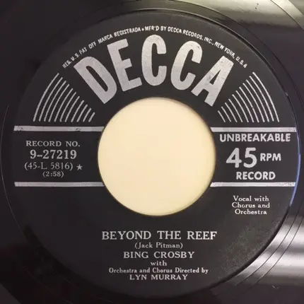 Bing Crosby - Harbor Lights / Beyond The Reef
