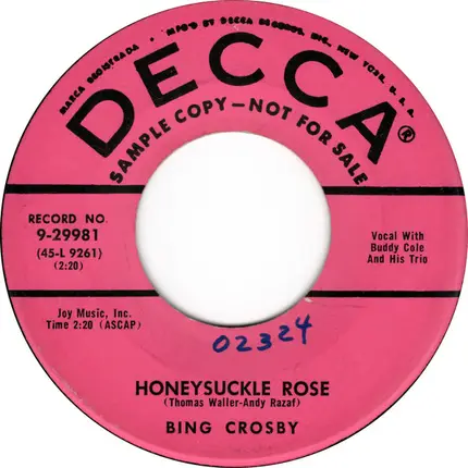 Bing Crosby - Swanee