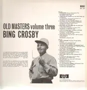 LP - Bing Crosby - Old Masters Vol. 3