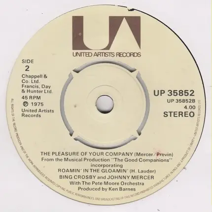 Bing Crosby - That's What Life Is All About