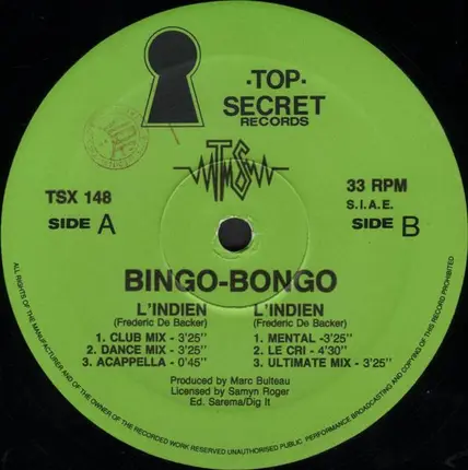 Bingo Bongo - L'Indien