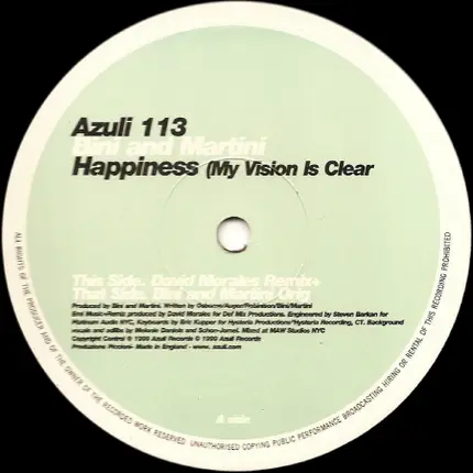 Bini & Martini - Happiness (My Vision Is Clear)