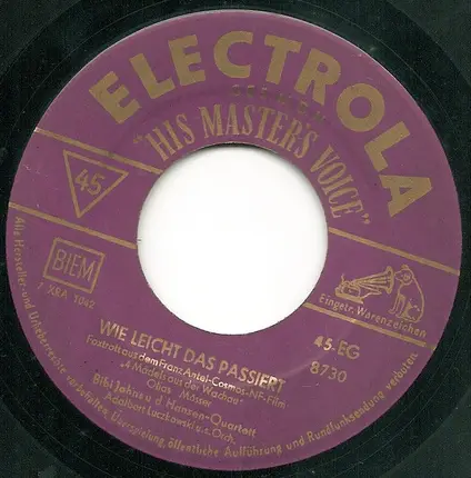 Bibi Johns u. d. Das Hansen-Quartett - Bitte, Bitte Lieber Johnny / Wie Leicht Das Passiert