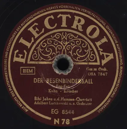 Bibi Johns U. D. Das Hansen-Quartett - Wo, Wo, Wo Liegt Dixieland / Der Besenbinderball