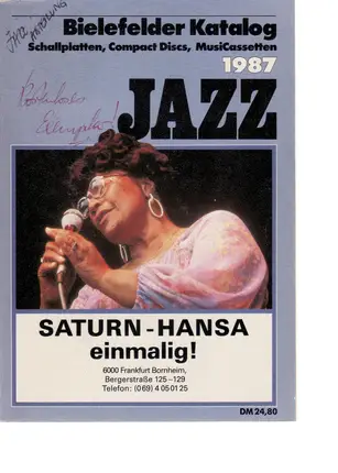 Bielefelder Katalog - Jazz 1987 Schallplatten, CD's, MC's
