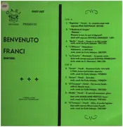 LP - Bienvenuto Franci - Donizetti, Meyerbeer, Verdi a.o. Recital