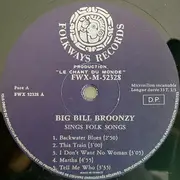 LP - Big Bill Broonzy - Folk Songs Vol. 2 - Gatefold