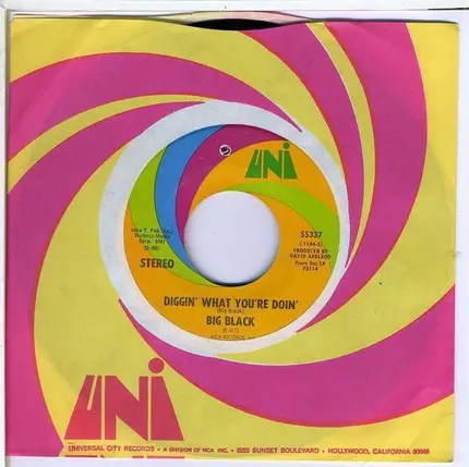 Big Black - Diggin' What You're Doin' / Mellow